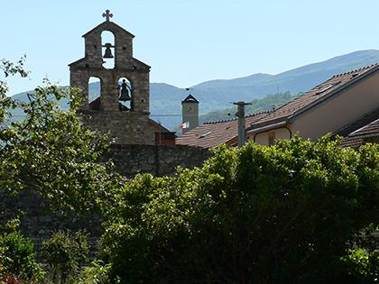 Le clocher - Commune d'Arignac Ariège (09)