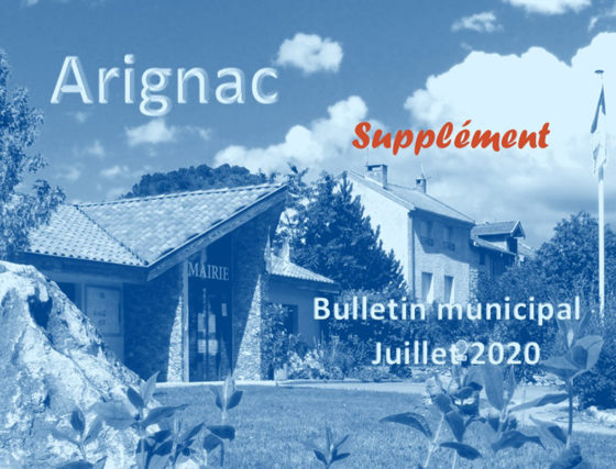 Supplément du Bulletin municipal de Juillet 2020